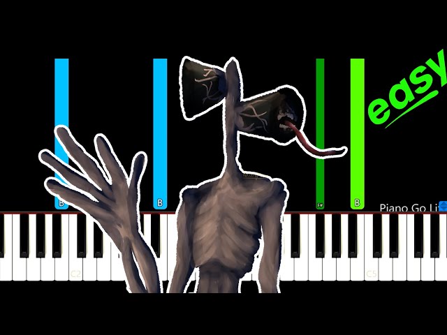 Siren Head Theme Song -  (Piano Tutorial Easy)