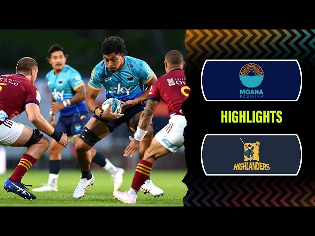 Super Rugby Pacific 2023 | Moana Pasifika v Highlanders | Rd 6 Highlights