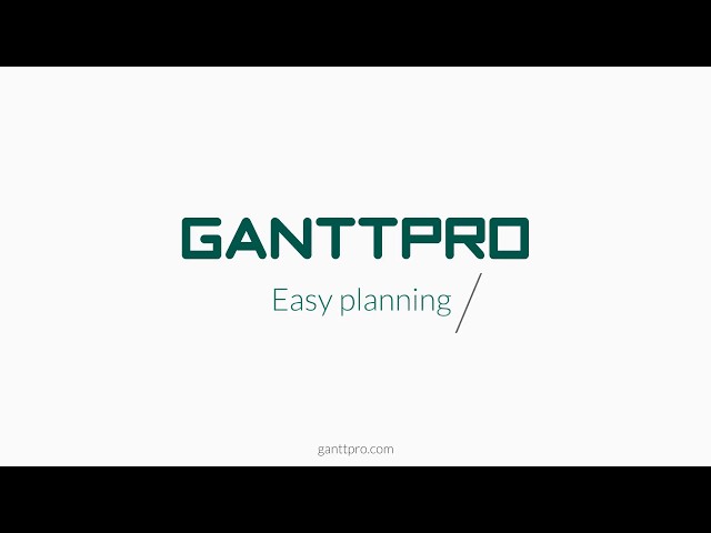 Online project management software - GanttPRO