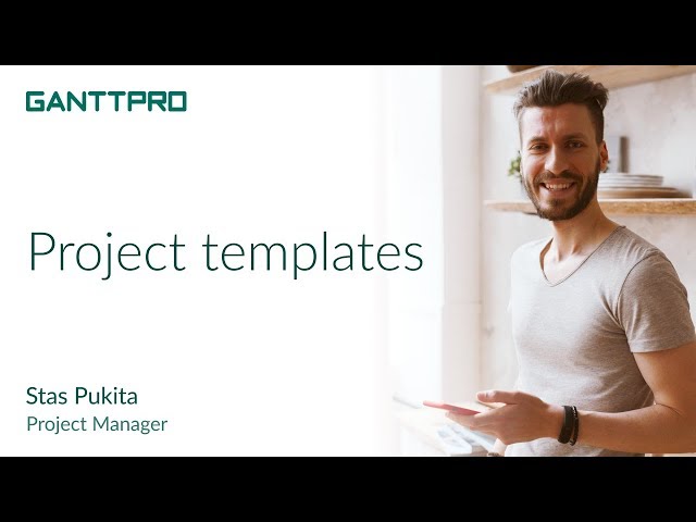 How to use project templates in GanttPRO