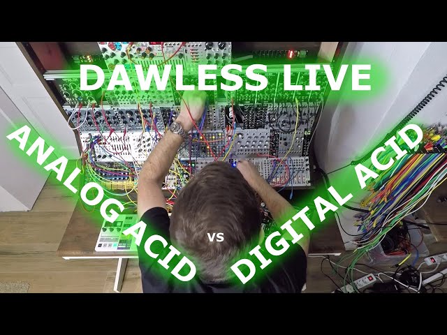 Analog vs Digial Acid Modular Live Jam
