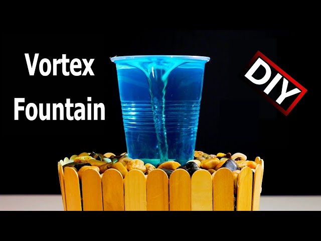 How to Make Water Vortex Fountain at Home