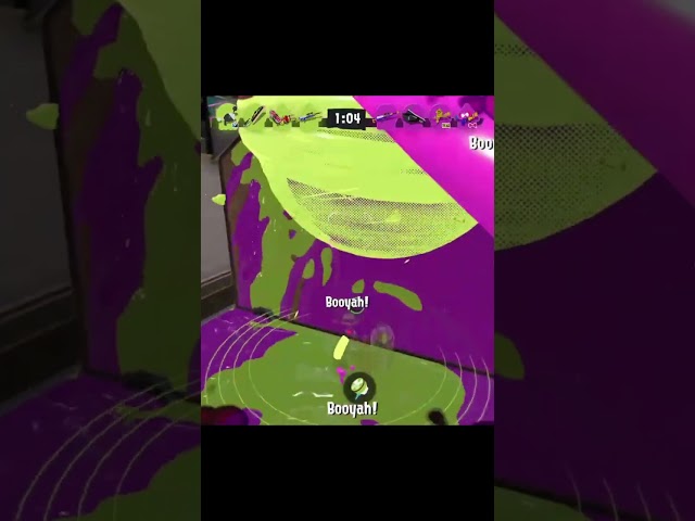 I used the Booyah Bomb to defeat the Booyah Bomb (Splatoon 3)