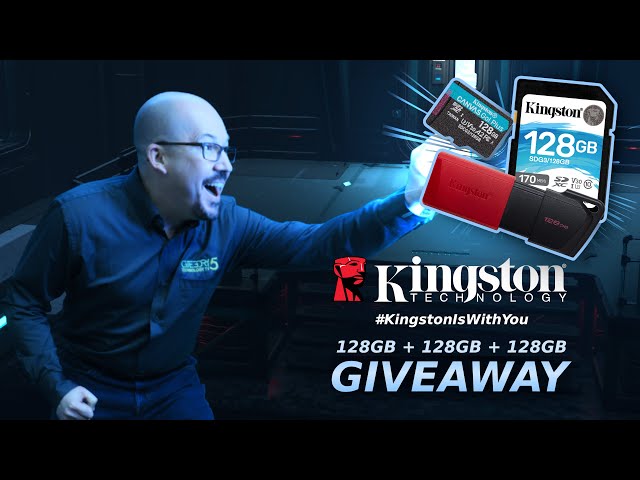 FREE GIVEAWAY Win Kingston SD + microSD + USB 3.2 Gen 1 Flash Drive