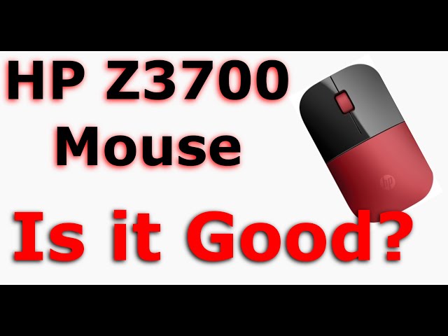HP Z3700 stylish wireless mouse review unboxing connecting testing