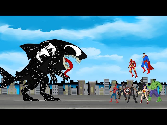 Hulk - Spiderman - IronMan - SuperMan VS Evolution Of SHARKZILLA | SUPER HEROES MOVIE CARTOON [HD]