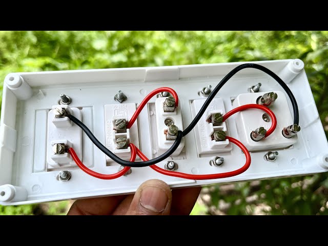 Switch board wiring at home 🙄| Socket Board wiring with an Indicator |
