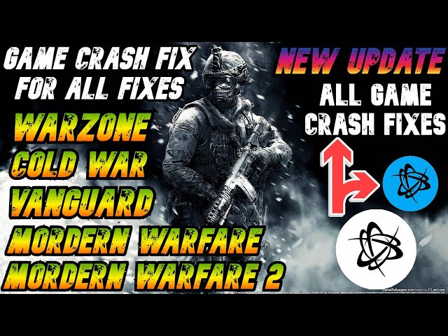🎮COD: Warzone / Modern Warfare / Cold War / Vanguard - How To Fix, Crashing, PC CRASH Fix Guide 2022