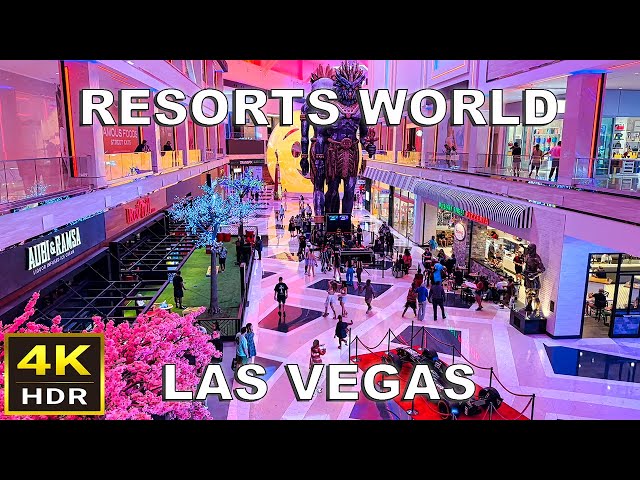 (4K HDR) Resorts World Las Vegas Narrated Walk - 2023