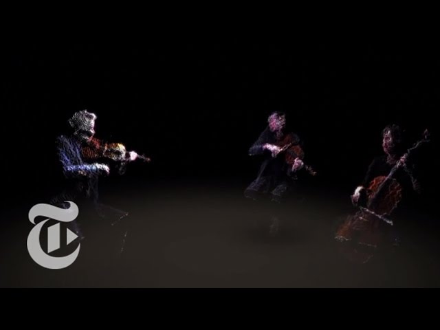 The Kronos Quartet as a Dot Cloud | The New York Times