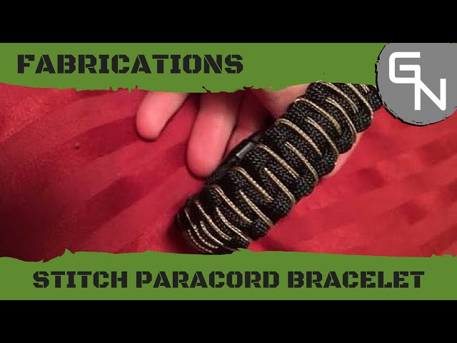 Paracord bracelet stitch