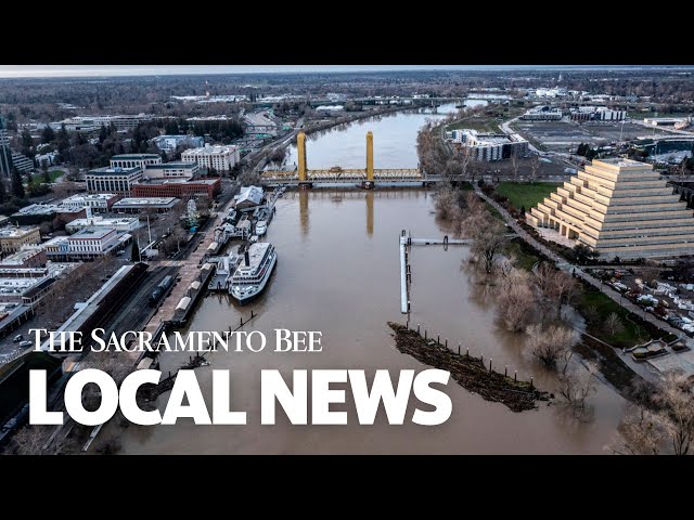 Check out an aerial view of the Sacramento River after the storms