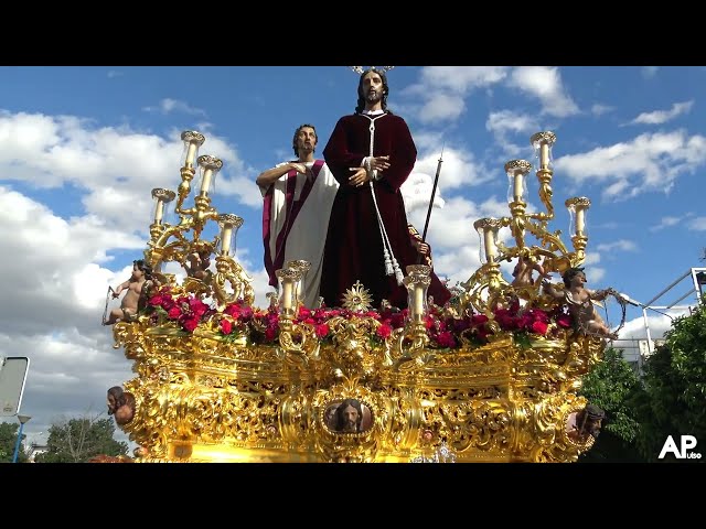 Señor Cautivo ante Pilatos de Torreblanca ante las hermanas de La Cruz | Semana Santa Sevilla 2023