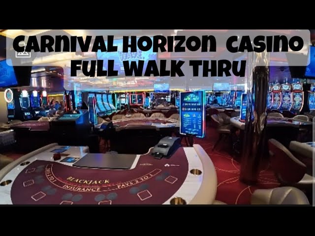Carnival horizon casino full walkthru