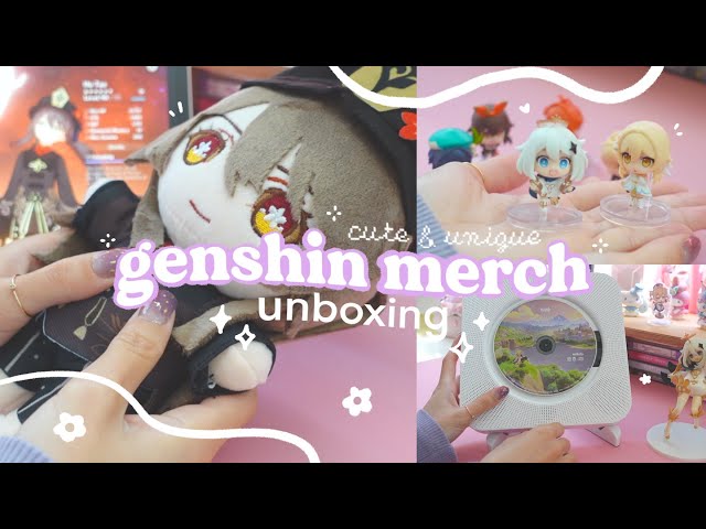 🎐 unboxing cute genshin impact merch | a lil' haul of some of my faves + a few rare items ˙ᵕ˙