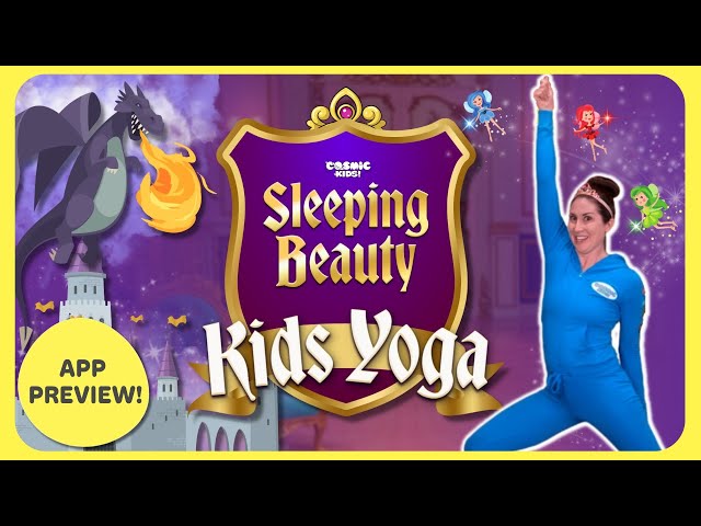Sleeping Beauty Yoga | Cosmic Kids (app preview) 👸💖