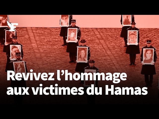 Suivez en direct l’hommage national aux victimes françaises du Hamas