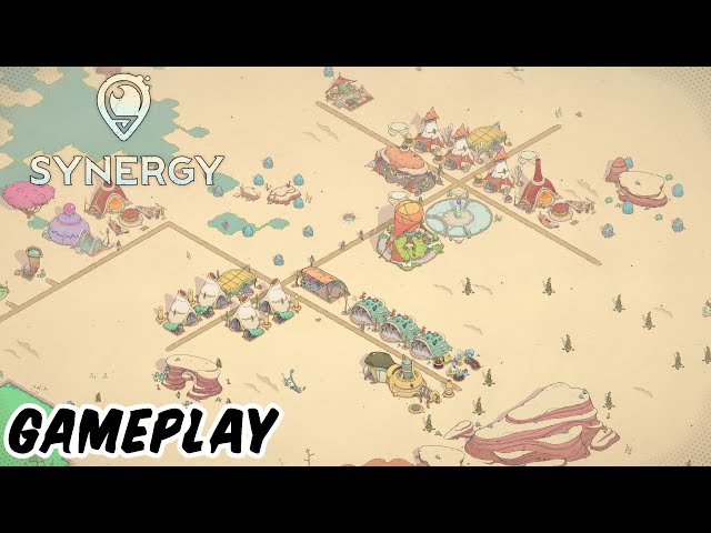 A Colorful City Builder!! | Synergy Early Access Gameplay