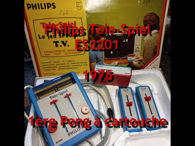 Console Pong Philips Tele-Spiel 1975 ES2201, Salut Les Rétros!