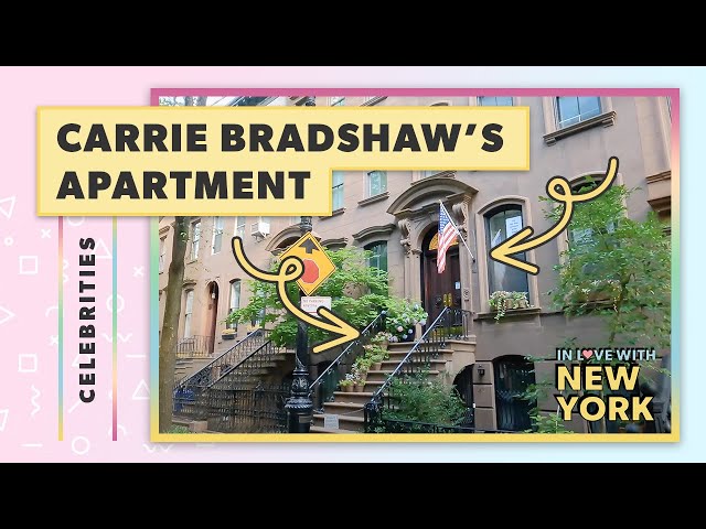 Carrie Bradshaw's Apartment in West Village, Manhattan 🍸🏡
