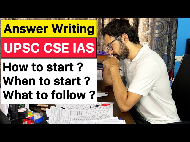 Answer Writing for UPSC CSE