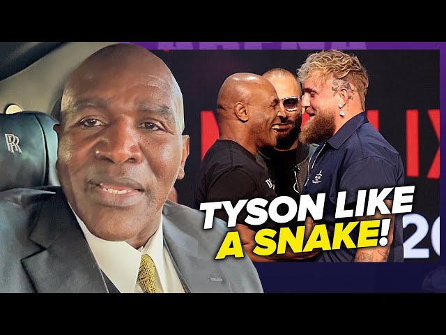 Evander Holyfield WARNS Jake Paul dont fight Mike Tyson on inside! Reacts to fight!