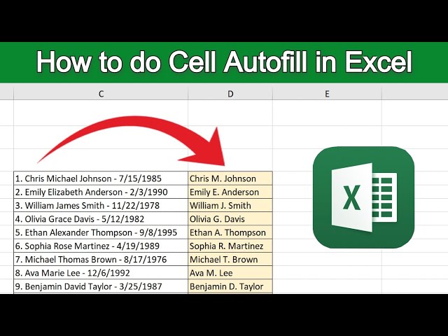 How to do cell autofill in Excel | Detailed guide for beginners