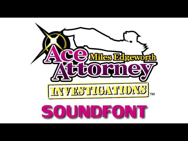 Ace Attorney Investigations Soundfont