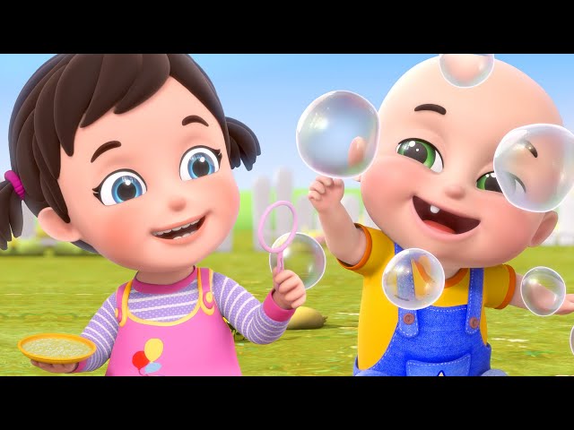 Pop The Bubbles | wheels on the bus | Play Outside Bubbles Song | kids song #shorts #shortsfeed