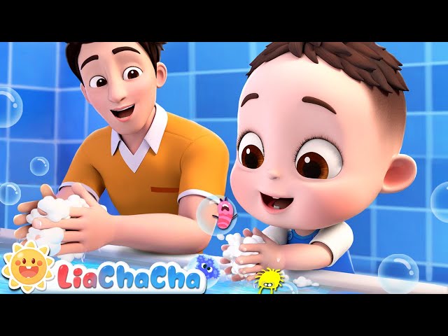 This Is the Way We Wash Our Hands | Baby Shark + LiaChaCha Nursery Rhymes & Baby Songs