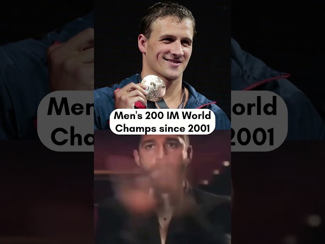 Every Men's 200m Ind. Medley World Champion since 2001 | #sports #swimming #aquadoha2024