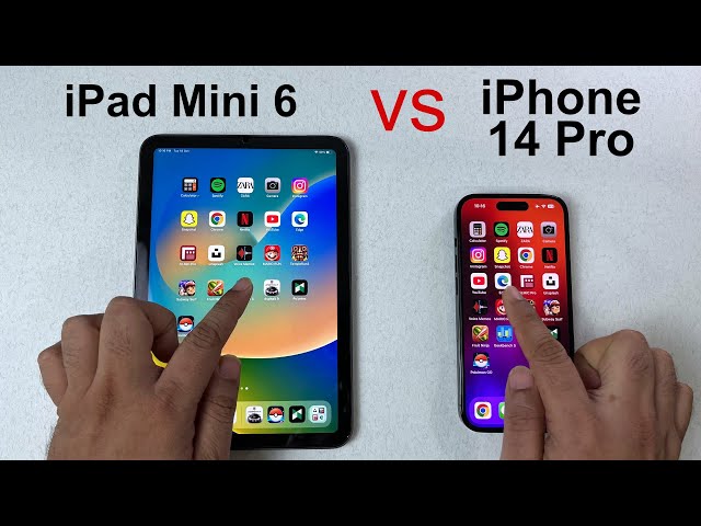 iPhone 14 pro vs iPad  Mini 6 - SPEED TEST