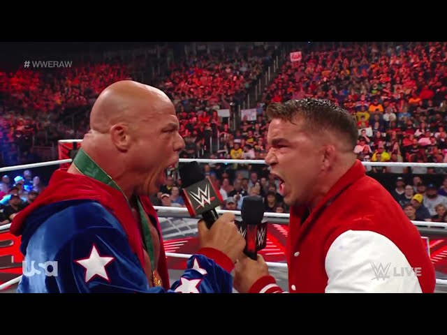 Kurt Angle, The Street Profits & The Alpha Academy Promo - WWE Raw 8/29/22 (Full Segment)