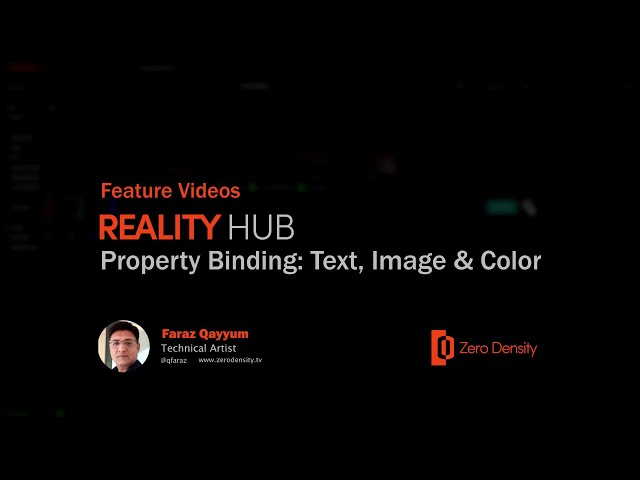 RealityHub |  Property Binding: Text, Image & Color