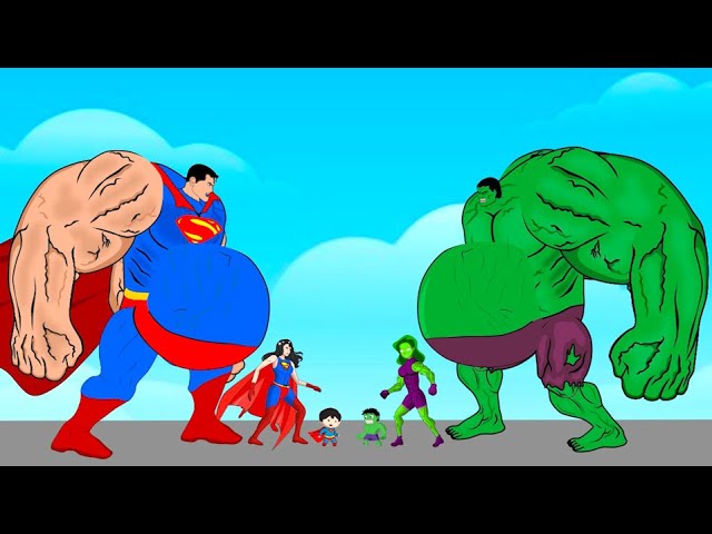 FAMILY CONTEST! Hulk Pregnant Vs Super-Man Pregnant : Who Will Win? | Super Heroes Animation