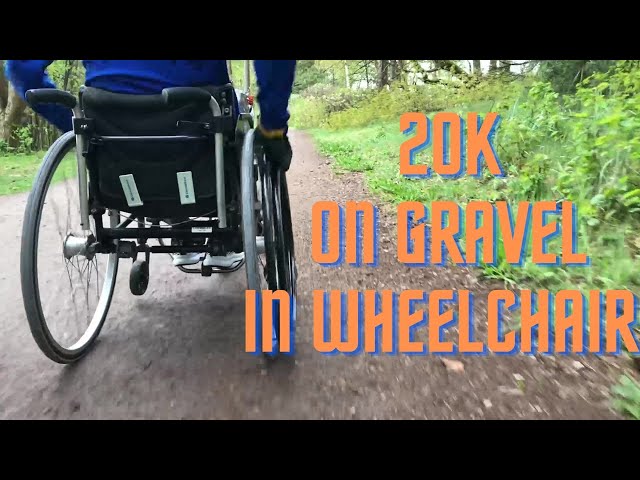 20k on gravel and rough terrain in wheelchair – will a triple amputee manage?