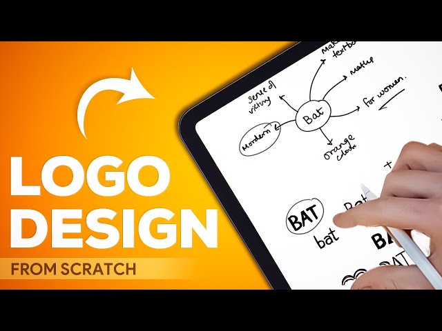 DESIGNING A LOGO FROM SCRATCH | FULL PROCESS