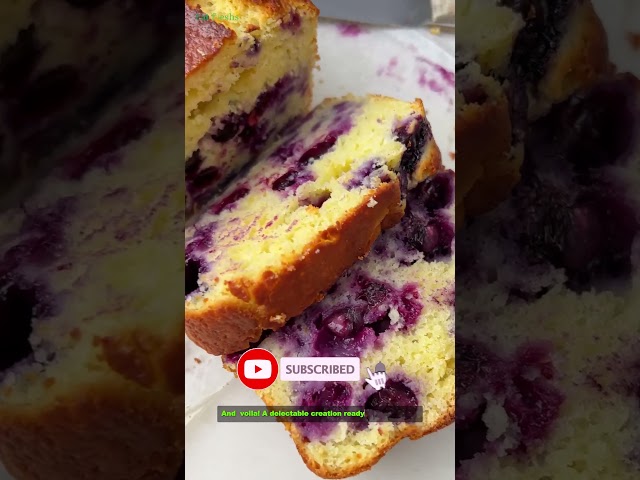 Zesty Delight Mary Berry's Lemon & Blueberry Cake |  #eatfresh #cake #berry