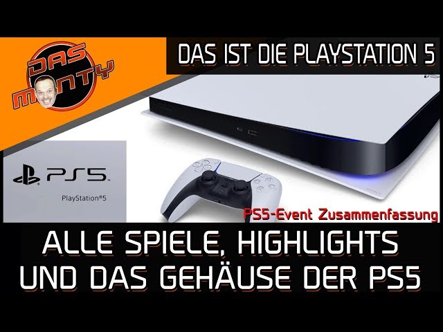Playstation 5 Event - Alle Highlights, Spiele und das Gehäuse der PS5 | DasMonty