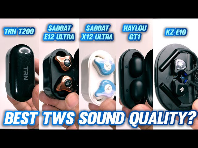 $50 TWS SOUND COMPARISON! 🔥 My Top 5 Budget Truly Wireless Earbuds!
