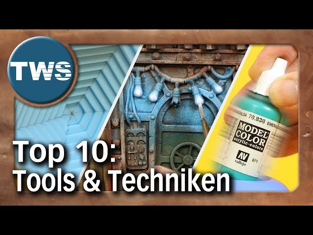 10 important tools & techniques that changed my tabletop life (terrain, painting miniatures, TWS)