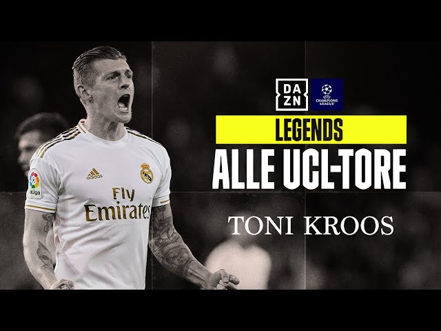 Königliche Legende: Toni Kroos | Alle Tore | Legends | UEFA Champions League | DAZN