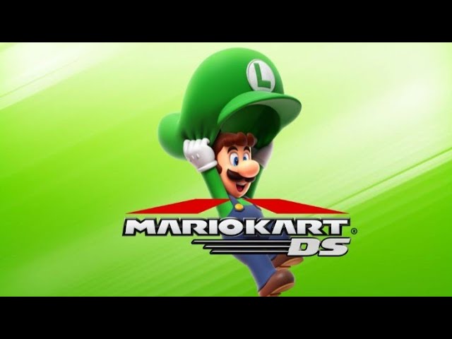 Mario kart DS Crown Cup playing as Luigi