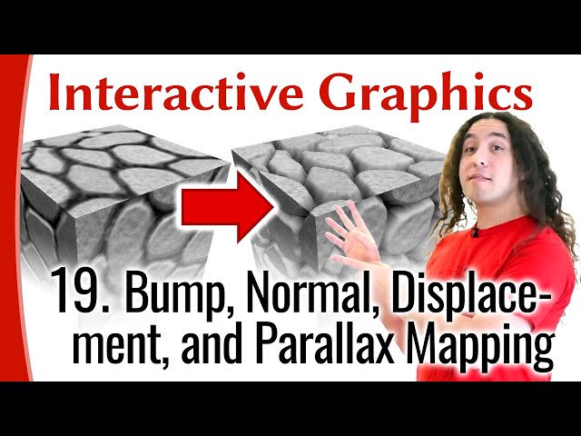 Interactive Graphics 19 - Bump, Normal, Displacement, and Parallax Mapping