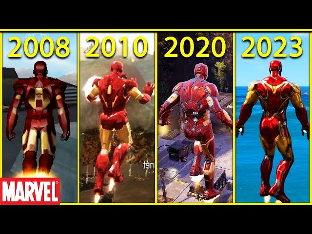 Evolution of Iron Man's Repulsor Beams in Games 1996-2023
