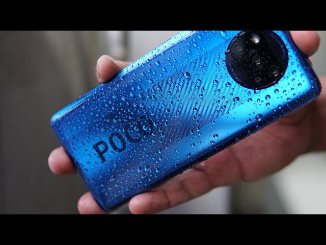 POCO X3 IP53 Water Resistance Test - Is it just splash proof, or more than that? :O