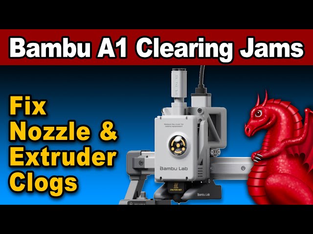 Unclogging Your Bambu Lab A1 Mini 3D Printer: A Step-by-Step Guide to Clearing Jams