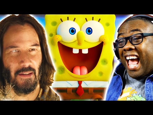 KEANU REEVES in the SPONGEBOB MOVIE? Sponge On The Run Trailer Reaction | Black Nerd