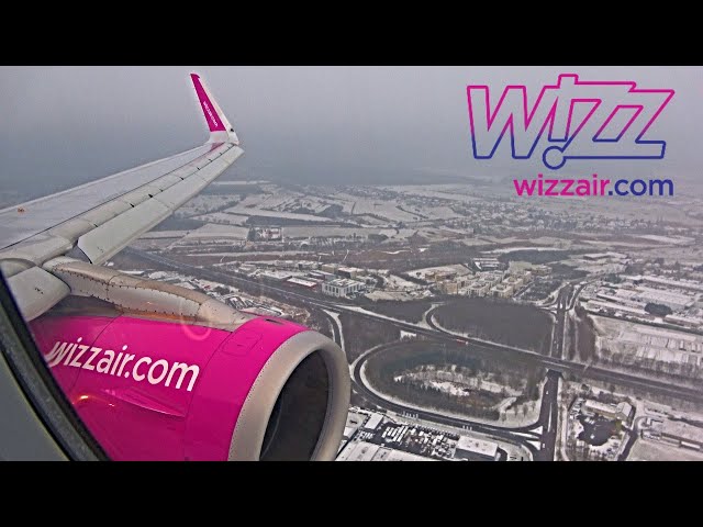 WIZZ AIR Airbus A320-232 - Skopje to Luxembourg