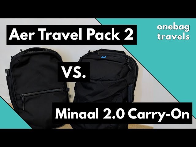 Aer Travel Pack 2 vs. Minaal 2.0 Carry-on Bag